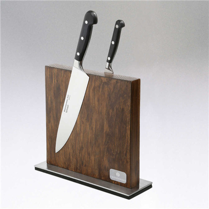 Magnetic Wood Knife Block