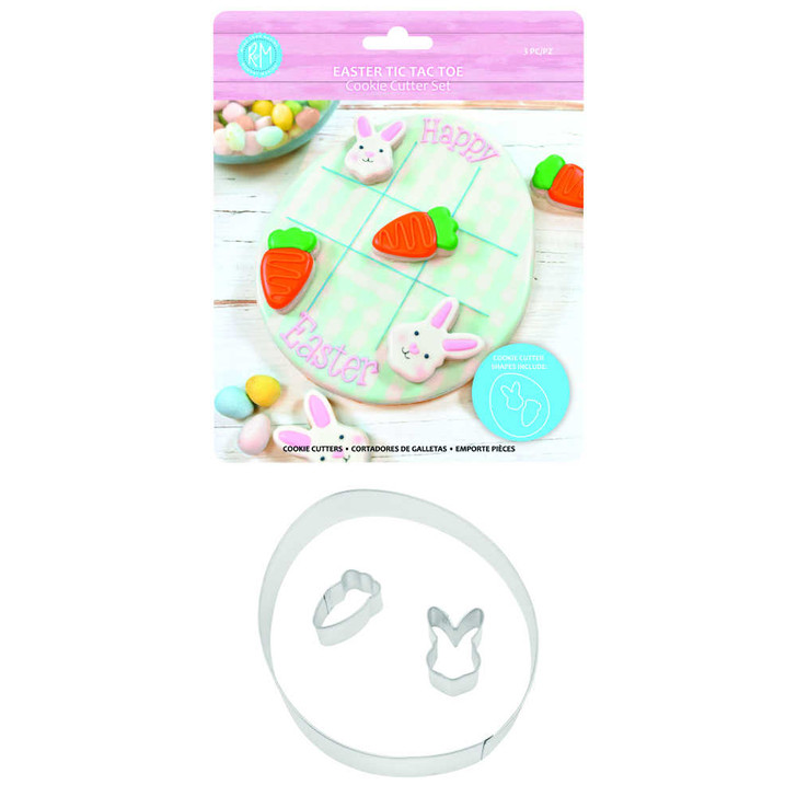 Easter Tic Tac Toe Cookie Cutter Set