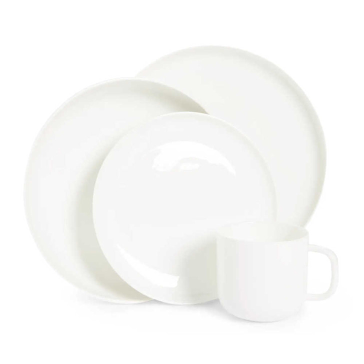 Fortessa Modern Coupe 16-Piece Dinnerware Set