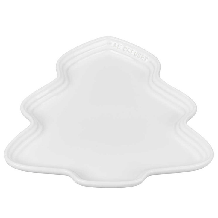 Le Creuset Noël Collection Tree Spoon Rest in White