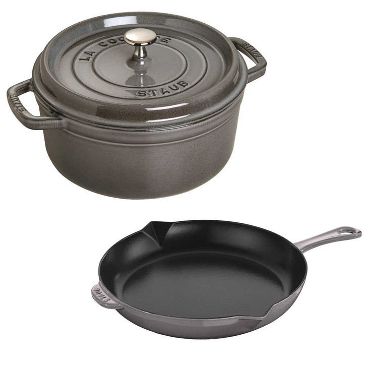https://cdn11.bigcommerce.com/s-hccytny0od/images/stencil/728x728/products/5785/25655/Staub_Cast_Iron_Cocotte_and_Fry_Pan_Set_Graphite_Grey__46598.1696526595.jpg?c=2