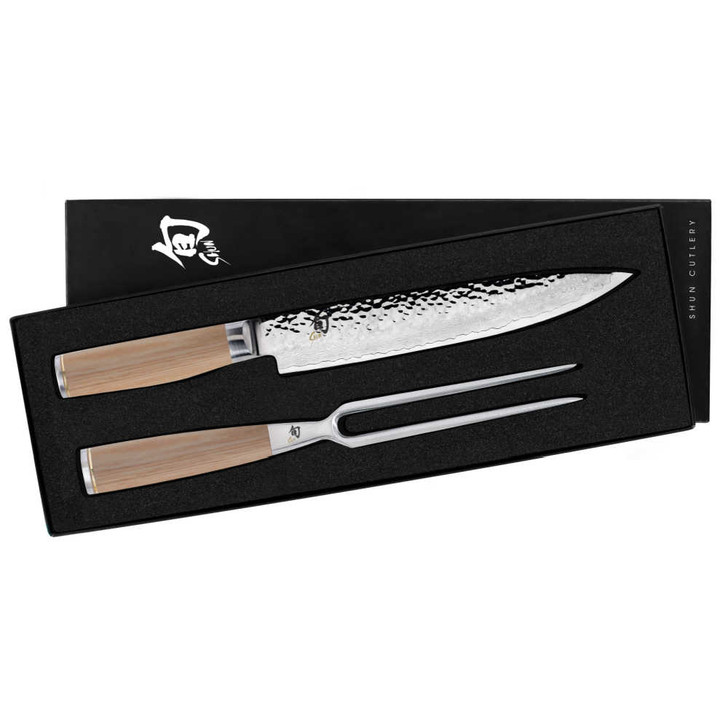 Shun Premier Blonde Carving Knife Set