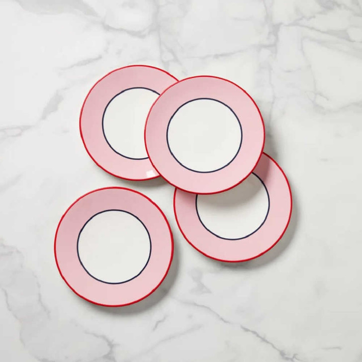 Kate Spade Make It Pop Accent Plates in Pink