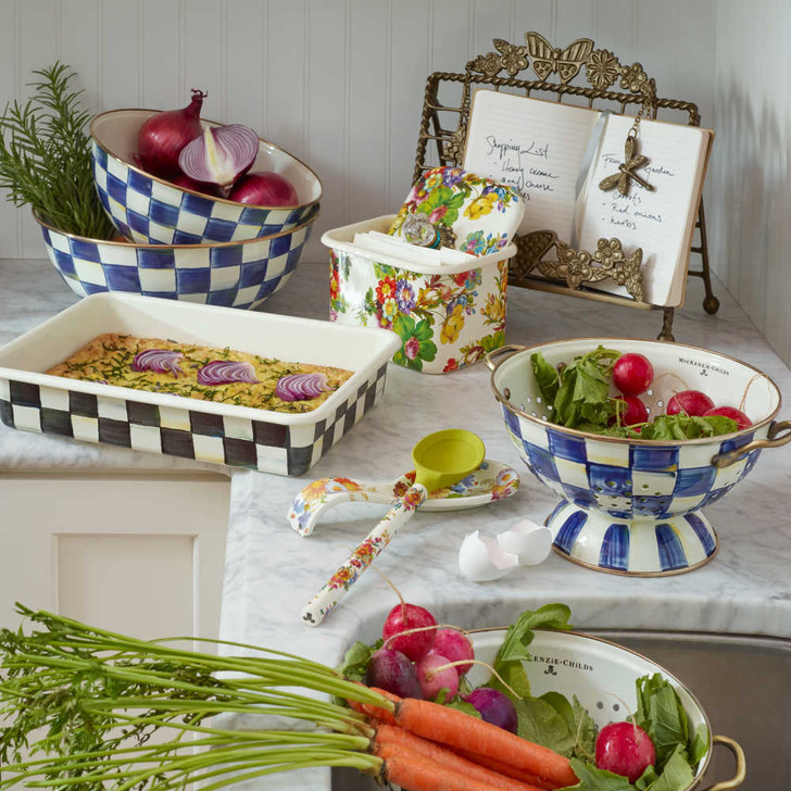 MacKenzie-Childs Royal Check Extra Large Everyday Bowl