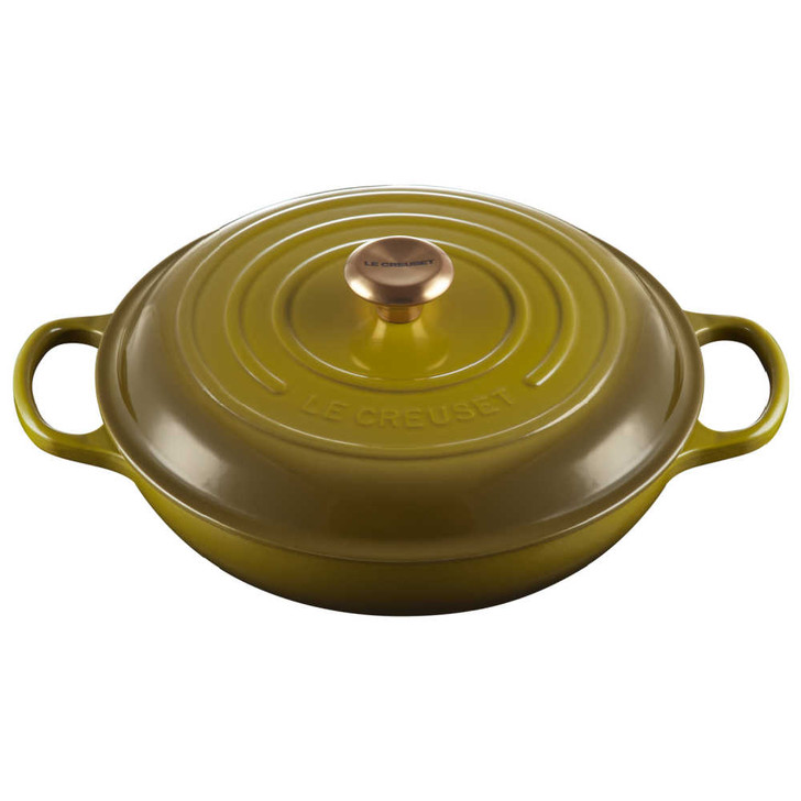 Le Creuset Cast Iron Braiser in Olive