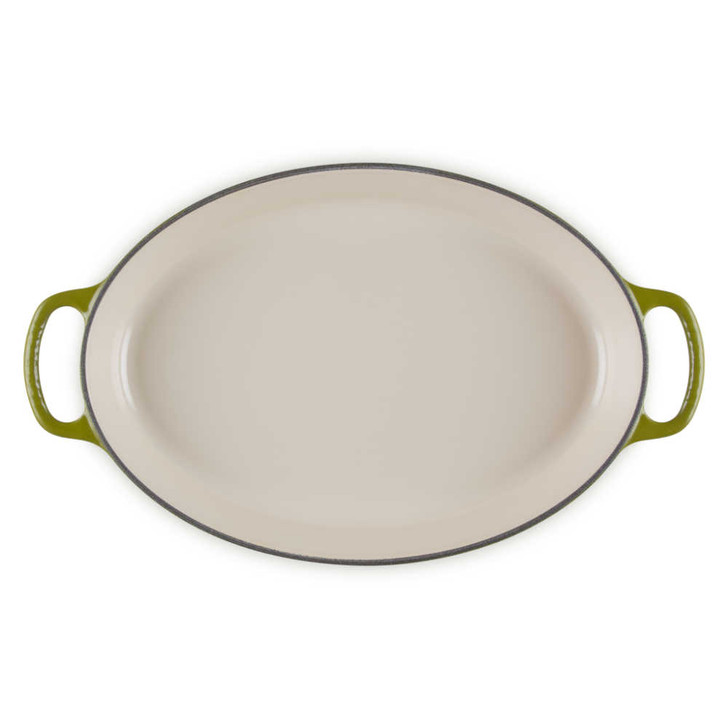 Le Creuset Cast Iron Signature Oval Baker in Olive