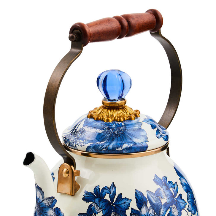 MacKenzieChilds Royal English Garden 2Quart Tea Kettle