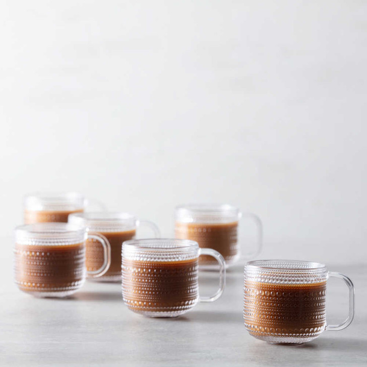 Fortessa Jupiter Clear Coffee Cups