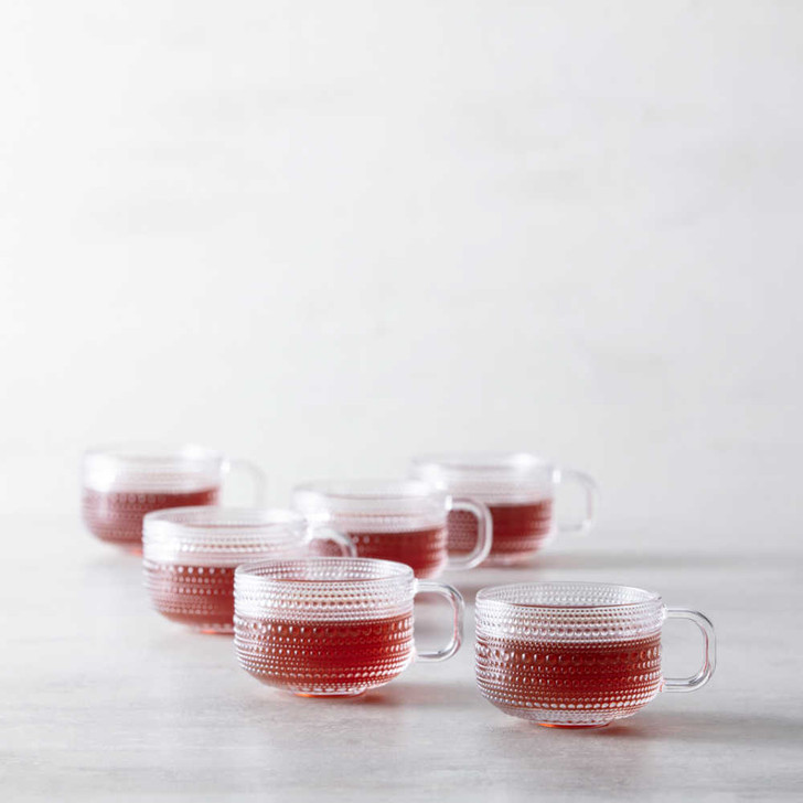 Fortessa Jupiter Clear Tea/Cappuccino Cups