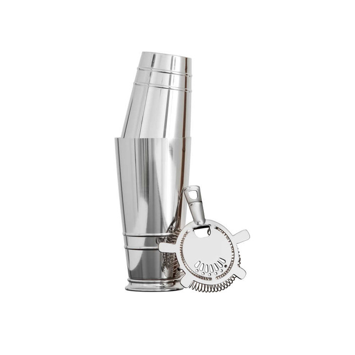 Crafthouse by Fortessa Boston Shaker and Strainer Set