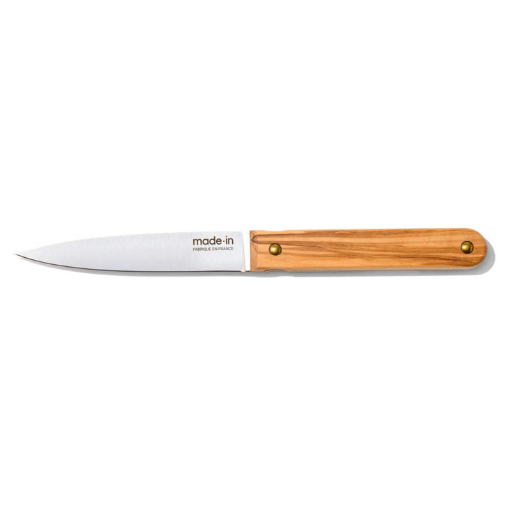 Made In 4-Piece Steak Knife Set in Olive Wood