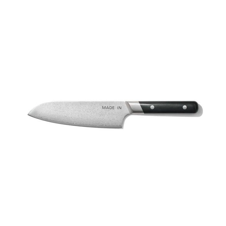 Made In Japanese Damascus Steel Santoku Knife