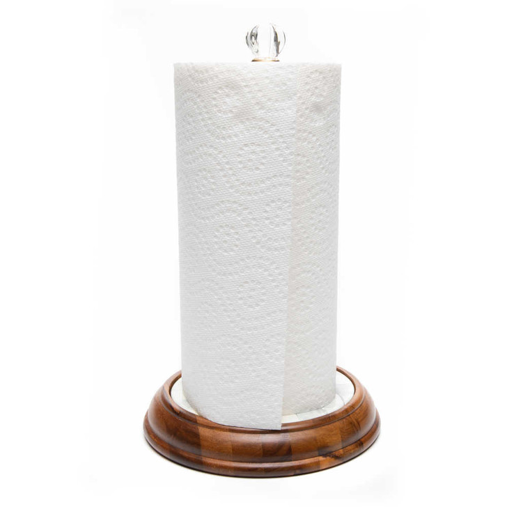 MacKenzie-Childs Sterling Check Paper Towel Holder