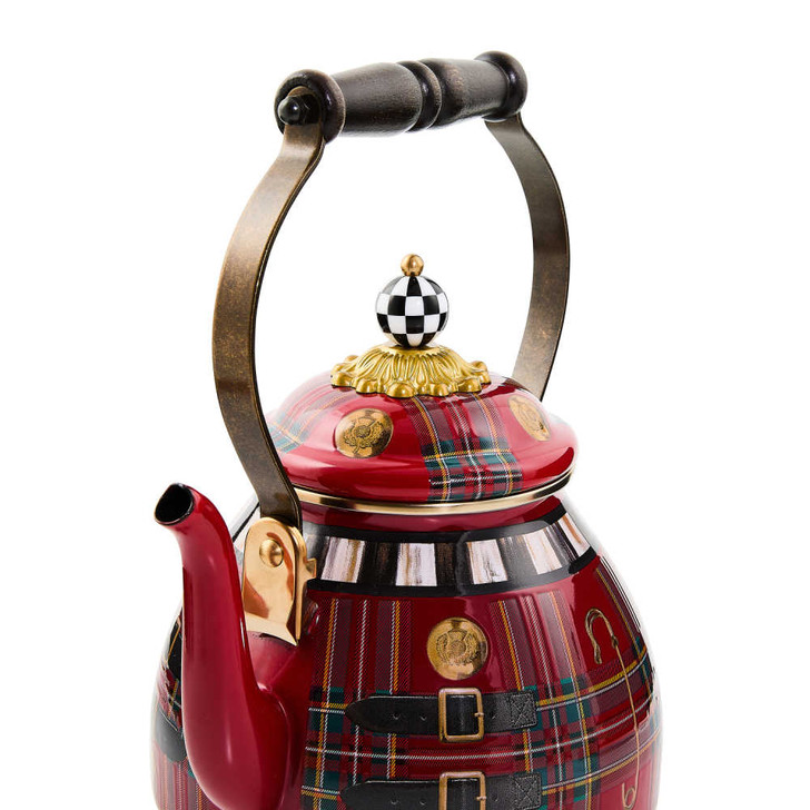 MacKenzie-Childs The Kilted 2-Quart Tea Kettle