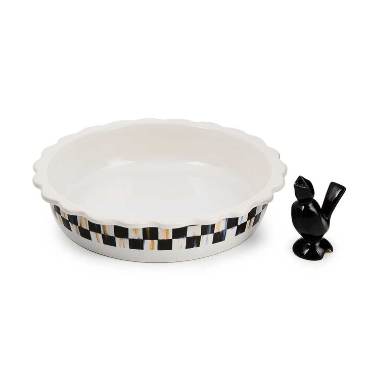 MacKenzie-Childs Courtly Check Everyday Pie Plate
