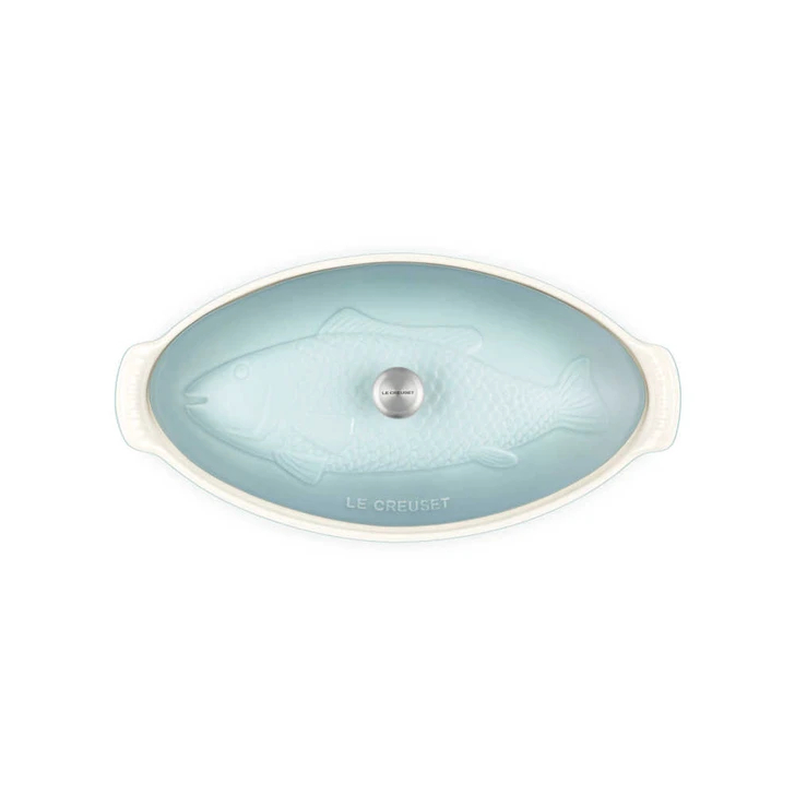 Le Creuset Heritage Fish Baker in Sea Salt