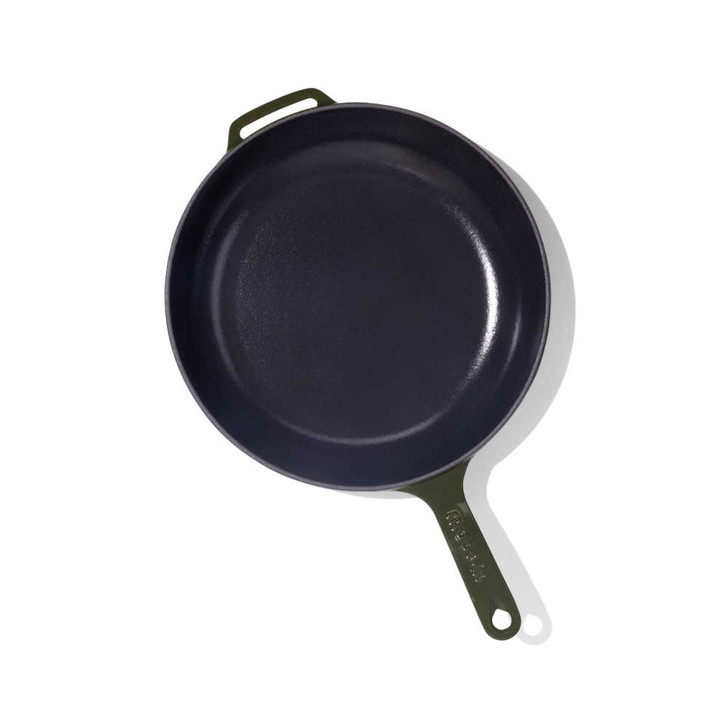 Made In Enameled Cast Iron Skillet in Willow Green