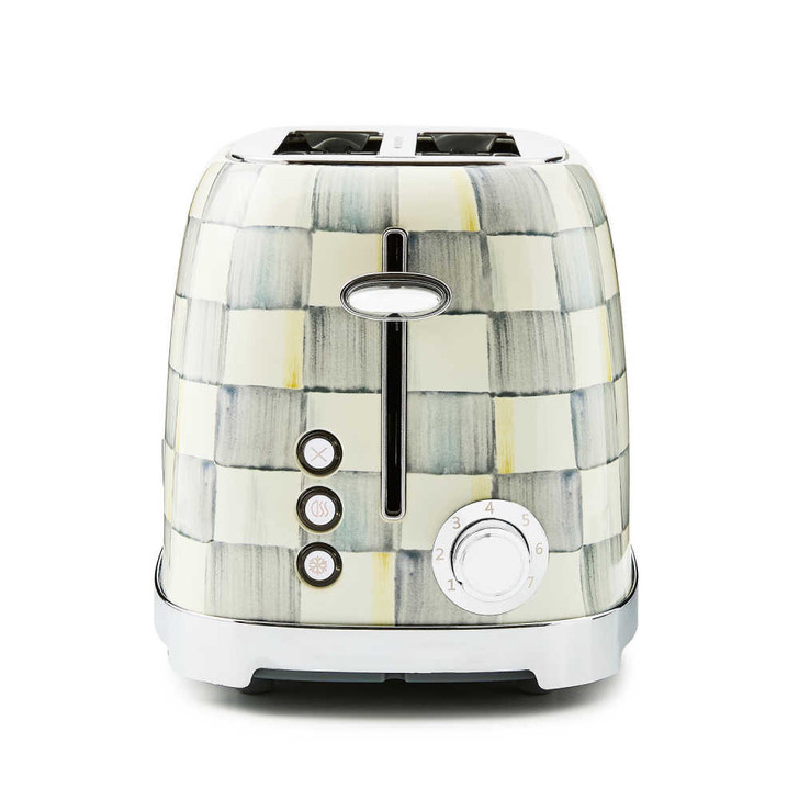 MacKenzie-Childs Sterling Check 2-Slice Toaster