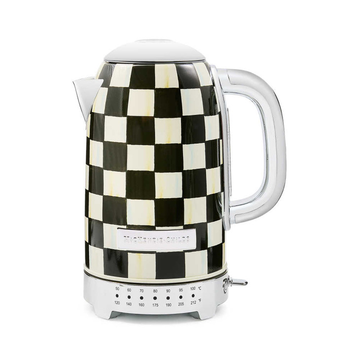 MacKenzie-Childs Courtly Check Electric Kettle