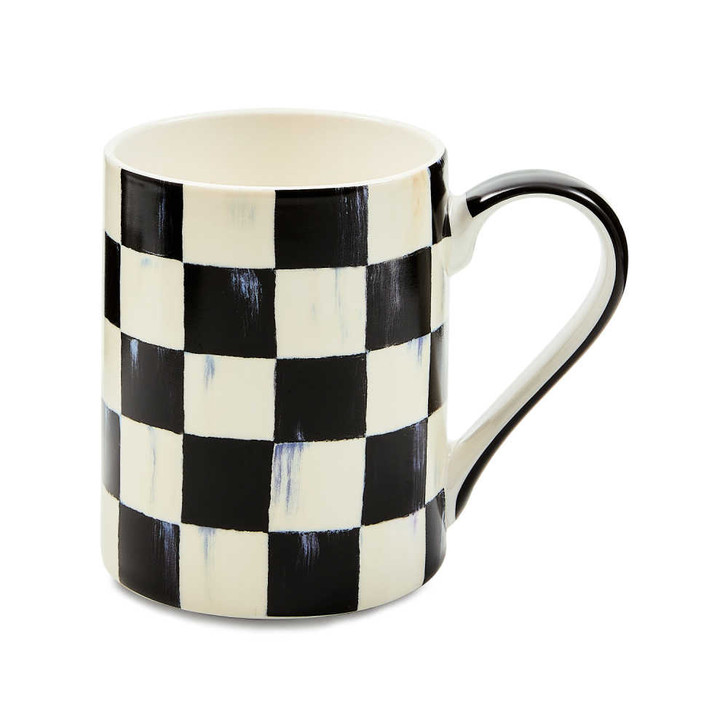 MacKenzie-Childs Courtly Check Porcelain Mug