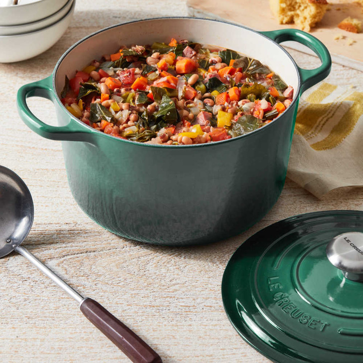 Le Creuset Cast Iron Round Deep Dutch Oven in Artichaut