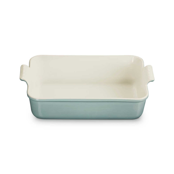 Le Creuset Heritage Deep Rectangular Lasagna Dish in Sea Salt