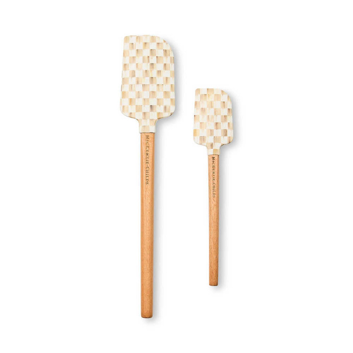 MacKenzie-Childs Mocha Check Spatula Set
