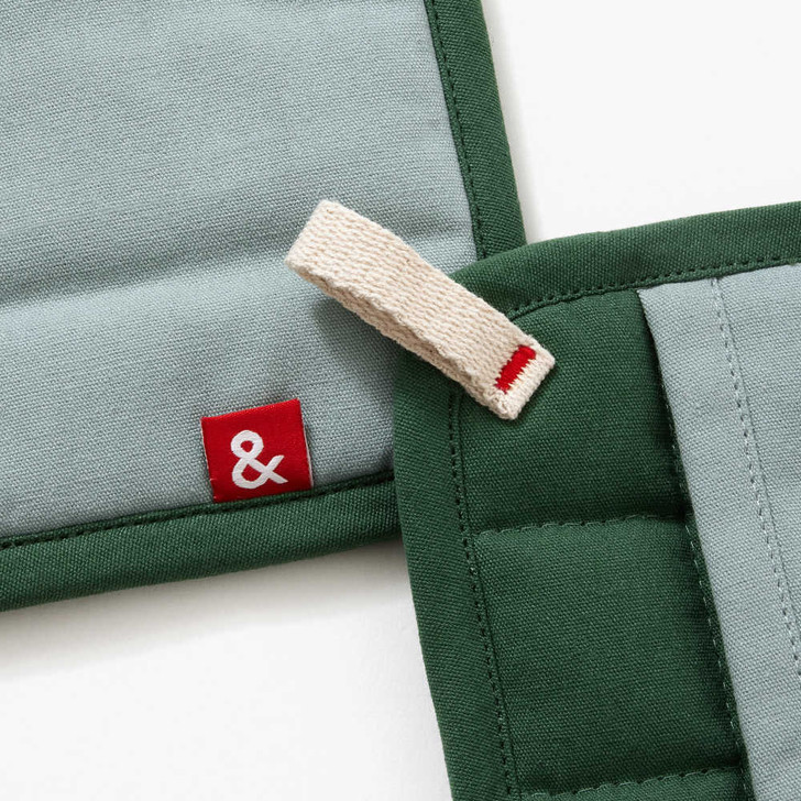 Hedley & Bennett Set of Two Pot Holders in Shiso