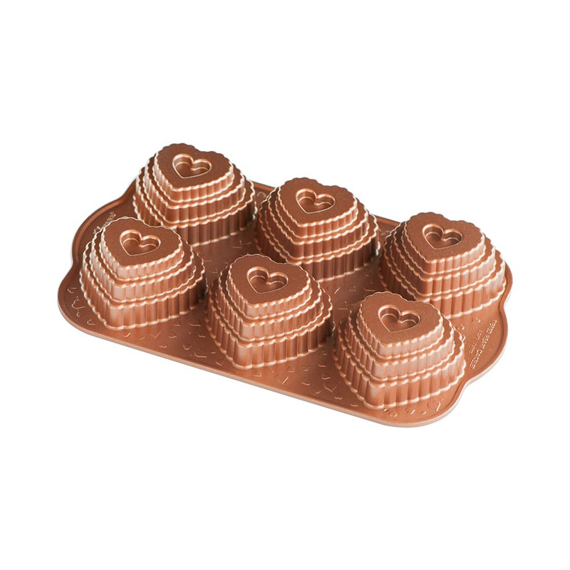 Nordic Ware Tiered Heart Cakelet Pan Chefs Corner Store