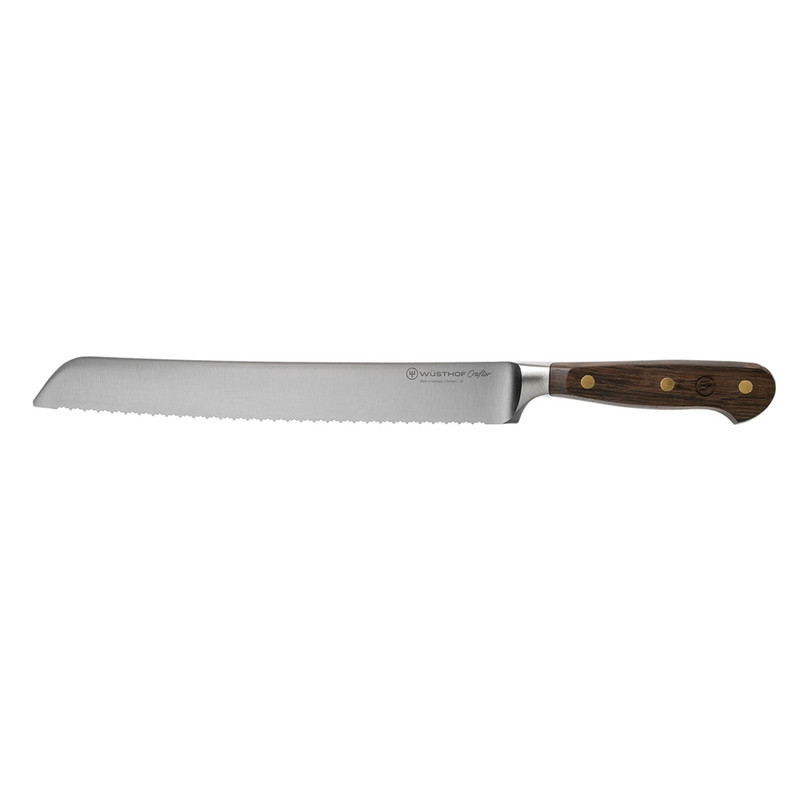wusthof crafter double serrated bread knife