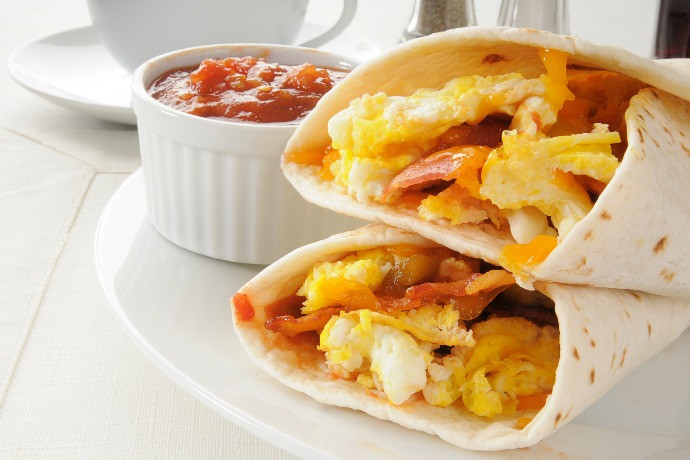 On the Go With Breakfast Burritos
