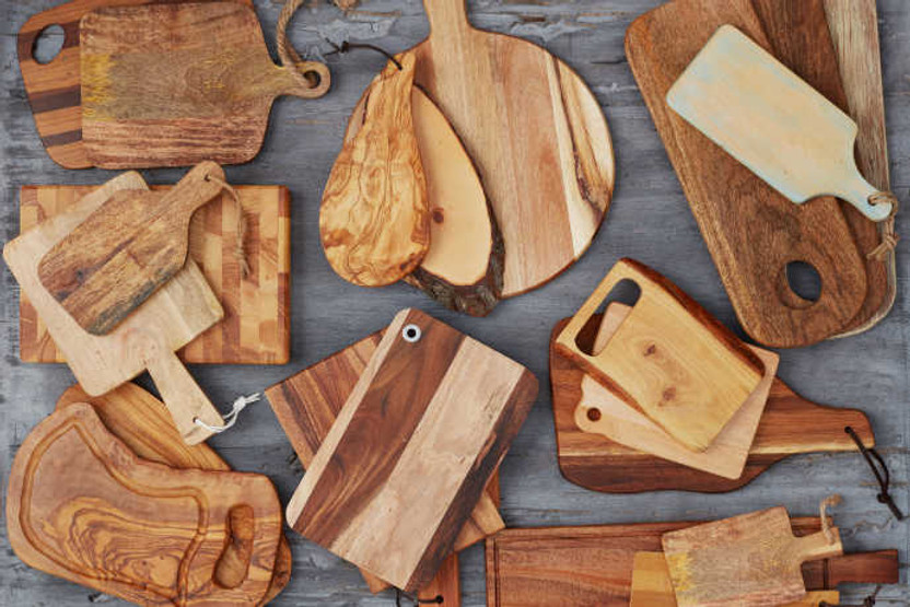 Breakfast or cutting board olive wood , thin version