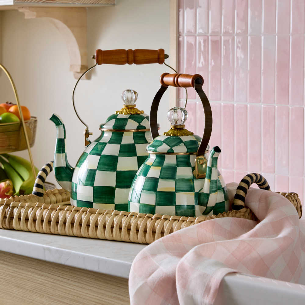 MacKenzie-Childs Emerald Check Collection