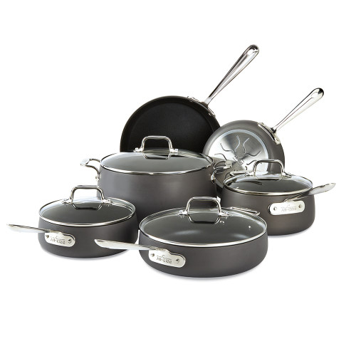 Blue Diamond Hard Anodized Pro 10-Piece Cookware Set