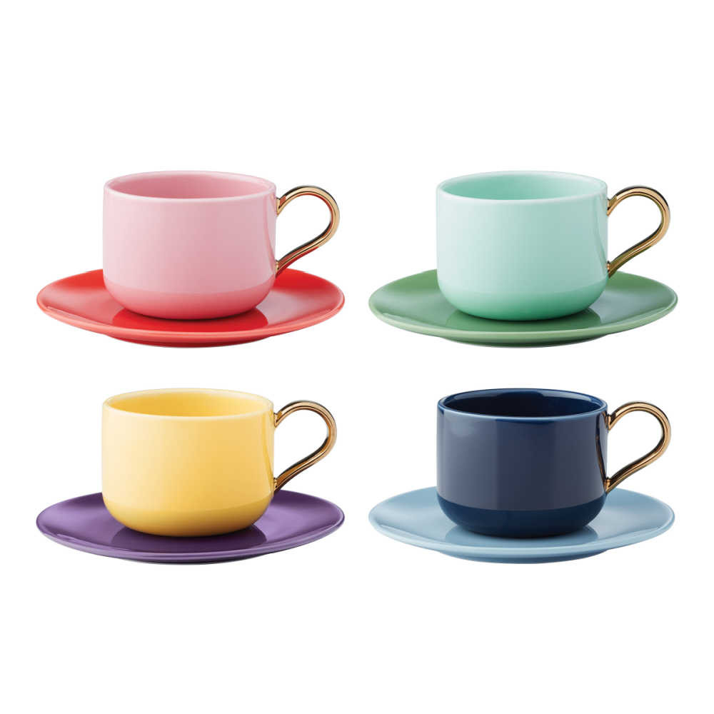 Image of Kate Spade Make It Pop Cups and Saucers Set