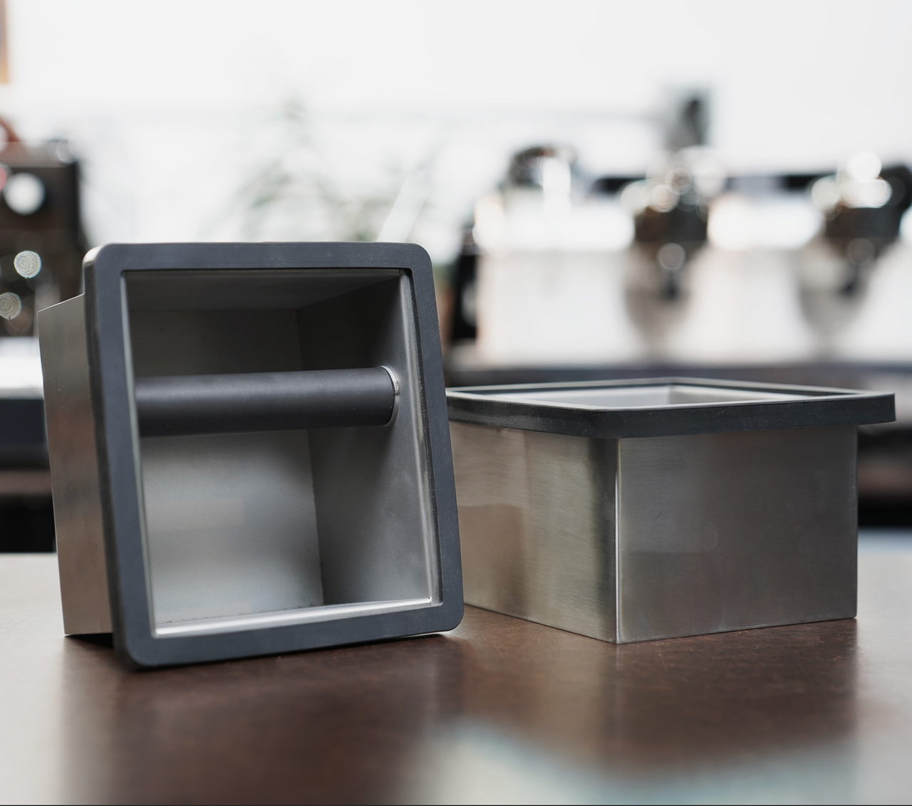 Revolution Deluxe Knock Box - Closed Bottom