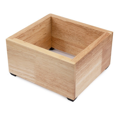 Knock Box HENDI - En Bois Avec Barre Inox - Pour Café Et Espresso