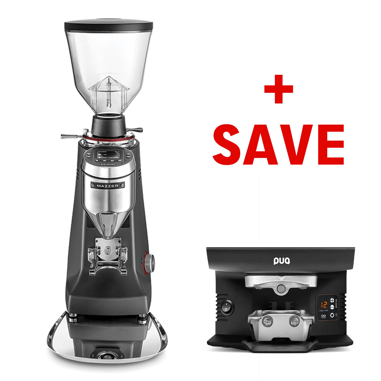 Mazzer Major VP + PUQpress M6