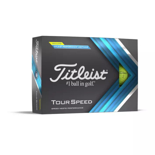 Titleist Tour Speed YELLOW Dozen