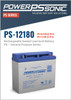 PowerSonic PS-12180NB - 12 Volt, 18 AH Rechargeable SLA Battery