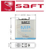 Saft MP 176065 XTD 3.75 Volt, 20Wh, Prismatic Rechargeable Lithium-Ion Cell