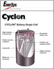 Enersys Cyclon, 0810-0004, Single D Cell