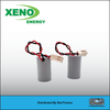 Xeno Energy XL-050F/Case - 3.6 Volt 1200mAh 1/2 AA Lithium Battery w/Case & Connector