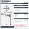 Duracell Procell Constant Power "C" Alkaline Battery