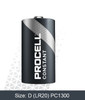 Duracell Procell Constant Power PC1300 "D" Alkaline Battery