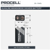 Procell Constant Power PC1604 "9 Volt" Alkaline Battery Dimensions