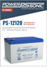 PowerSonic PS-12120, 12 Volts, 12 Ah SLA Battery w/F2 Terminals