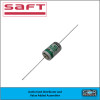 Saft LS14250 AX, 3.6 Volt, 1.2Ah "1/2AA" Lithium Thionyl Chloride (Li-SoCl2) Battery w/Axial Leads - Saft # 700058