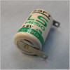 Saft LS14250 ST, 3.6 Volt, 1.2Ah "1/2AA" Lithium Sulfur Dioxide (Li-SO2) Battery w/Solder Tabs