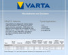 Varta Mempac NIMH Batteries